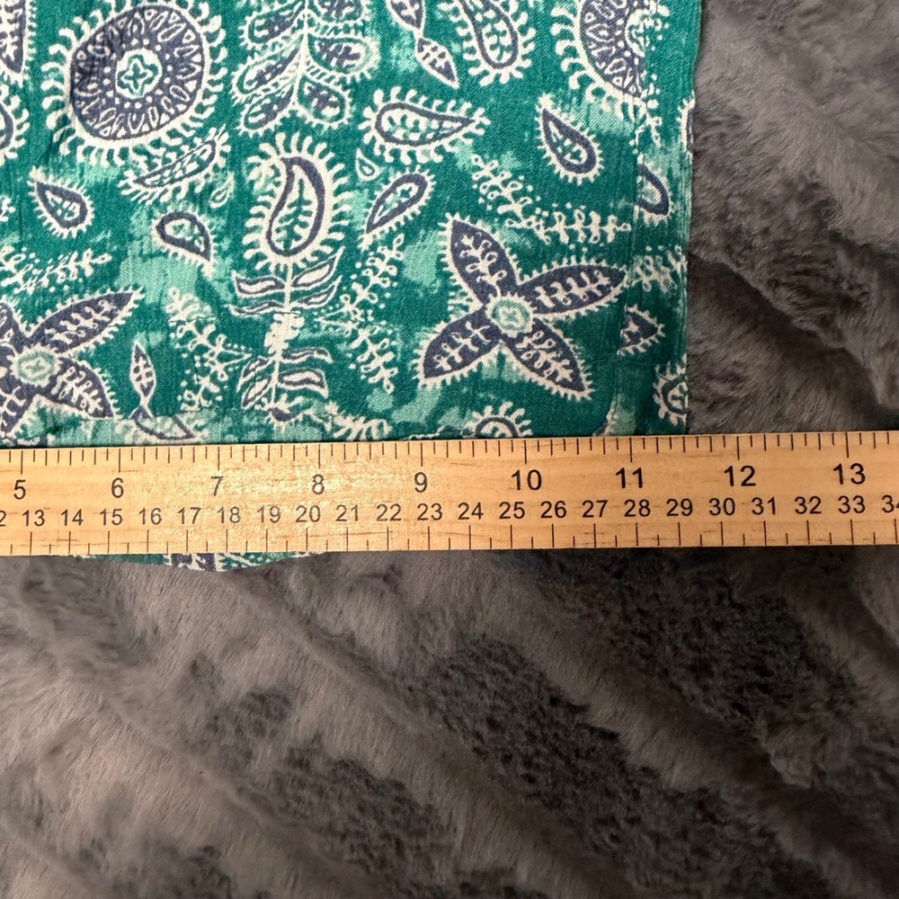 Style & Co Womens XXL Green Paisley Wide Leg Mid Rise Comfort Waist Pants NWT - Picture 5 of 9